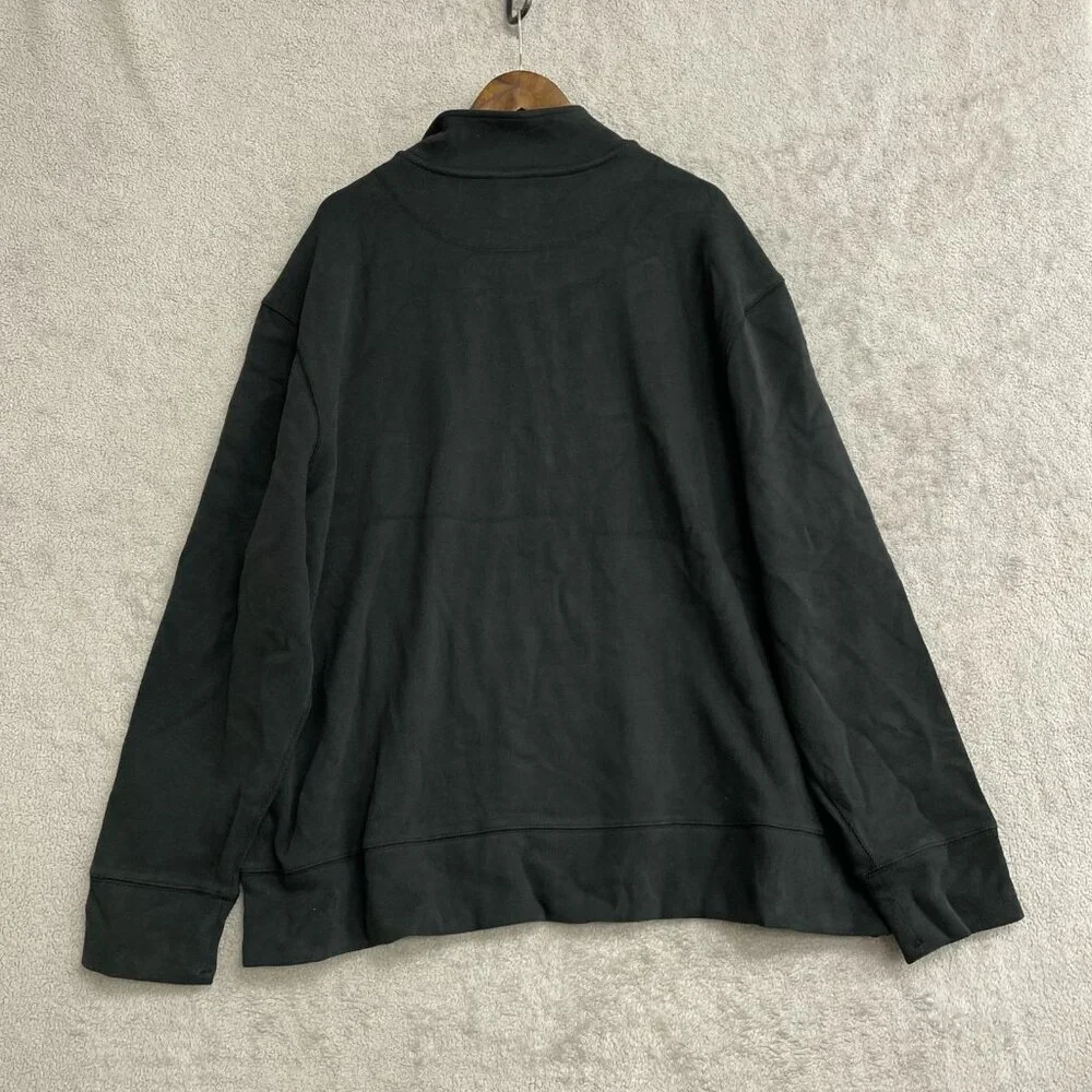 Banana Republic Men's 3XL Black Quarter-Zip Pullover Sweatshirt N0090